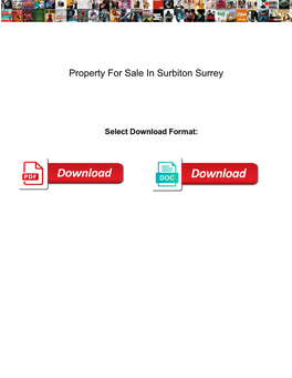 Property for Sale in Surbiton Surrey