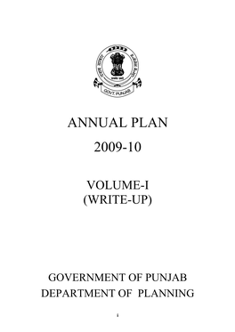 Annual Plan 2009-10