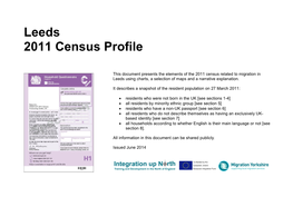 Leeds 2011 Census Profile