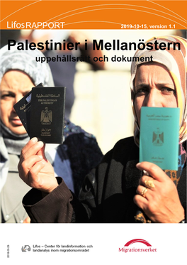 Palestinier I Mellanöstern