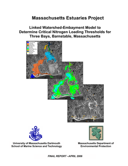 Massachusetts Estuaries Project