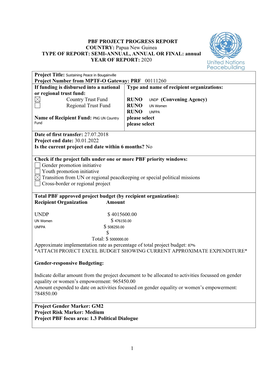 Annual REPORTING of the Joint Steering Committee on The