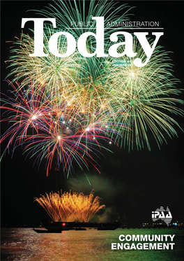 COMMUNITY ENGAGEMENT CONTENTS EDITOR Ron Dent EDITORIAL, PRODUCTION and COVER: HAPPY NEW YEAR from Today