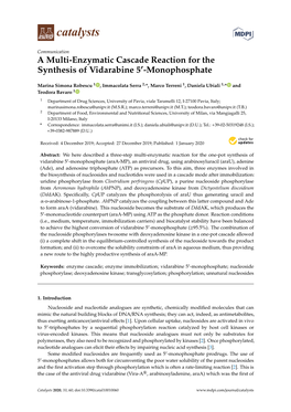 A Multi-Enzymatic Cascade Reaction for the Synthesis of Vidarabine 5