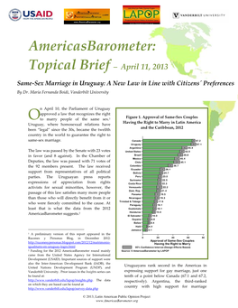 Same-Sex Marriage in Uruguay