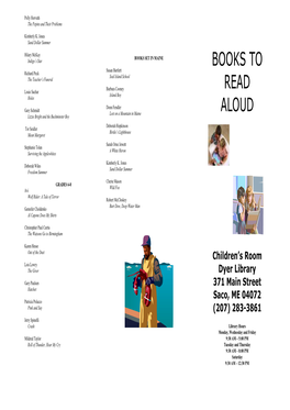 Books to Read Aloud