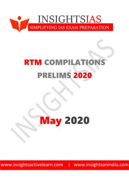 RTM-May-2020 Compilation