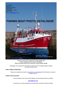 Fishing Boat Photo Catalogue