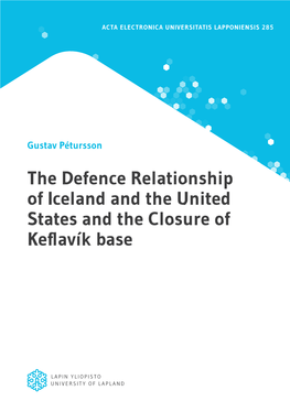 The Defence Relationship of Iceland and the United States and the Closure of Keflavík Base