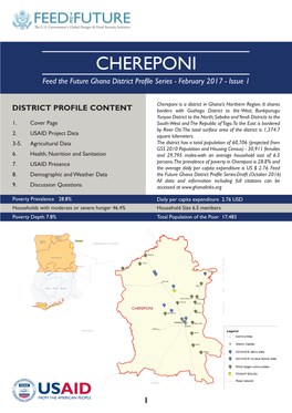 4. Chereponi District Profile