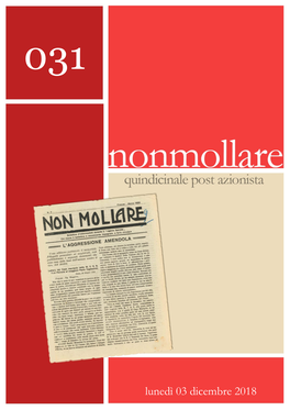 031 Nonmollare [03 Dicembre 2018]