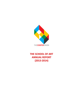 The School of Art Annual Report (2013-2014)