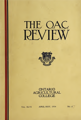 OAC Review Volume 46 Issue 7, April May 1934