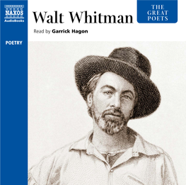 Walt Whitman POETS Read by Garrick Hagon