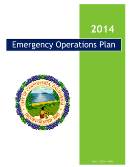 Emergency Operations Plan