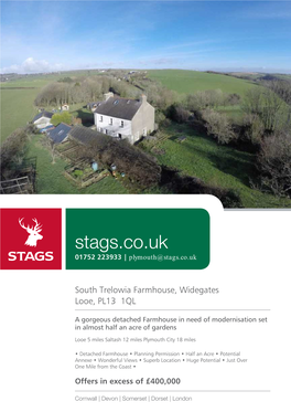 Stags.Co.Uk 01752 223933 | Plymouth@Stags.Co.Uk