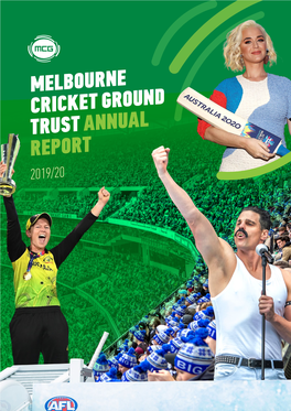 Melbourne Cricket Ground Trust Annual Report 2019/20