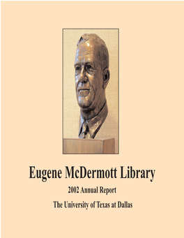 Mcdermott Library Annual Report 2002