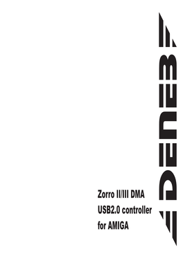 Zorro II/III DMA USB2.0 Controller for AMIGA