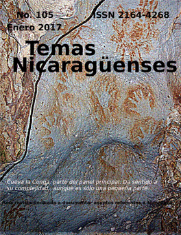 Revista De Temas Nicaragüenses. Dedicada a La Investigación Sobre Nicaragua – Número 105 – Enero 2017