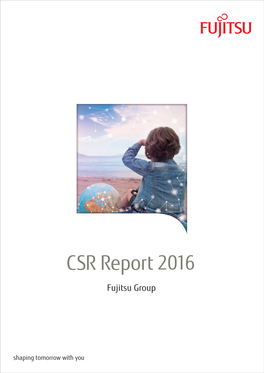 All:Fujitsu Group CSR Report2016