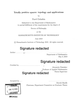 Signature Redacted