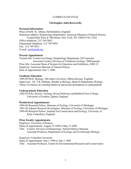 Download Curriculum Vitae