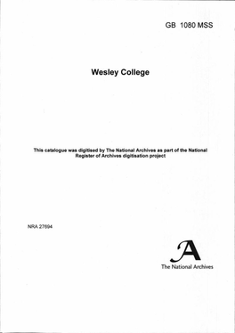 Wesley College