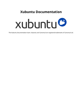 Xubuntu Documentation