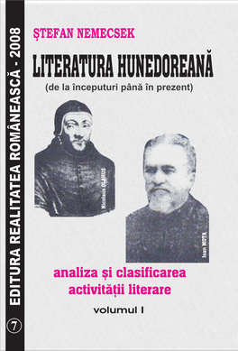 LITERATURA HUNEDOREANĂ (De La Începuturi Până În Prezent) ______