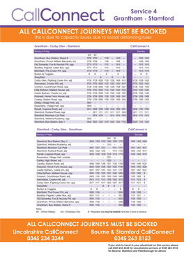 Callconnect Timetable July 2020.Indd