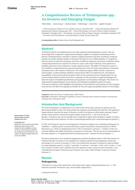 A Comprehensive Review of Trichosporon Spp.: an Invasive and Emerging Fungus