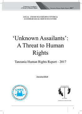 'Unknown Assailants': a Threat to Human Rights