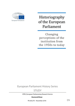 Historiography of the European Parliament