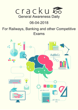 General Awareness Daily 06-04-2018 for Railways, Banking and Other Competitive Exams