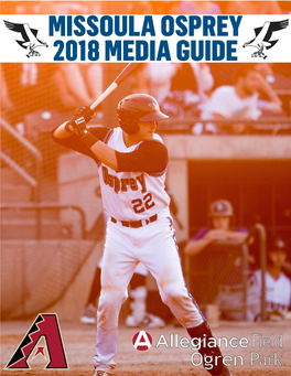 2018 Osprey Media Guide .Pdf