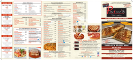 Carry-Out & Delivery Menu $2.00 Off $3.00