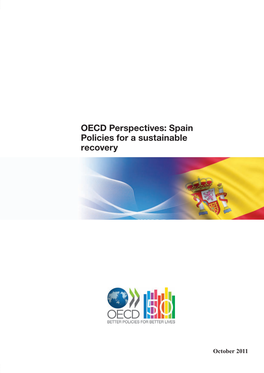 OECD Perspectives: Spain Policies for a Sustainable Recovery