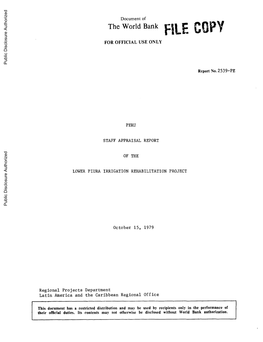 World Bank Document