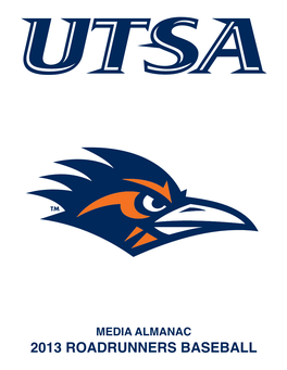 2013 Roadrunners Baseball 2013 Utsa Baseball