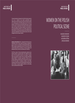 Women on the Polish Political Scene