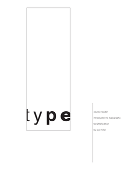 Type Course Reader