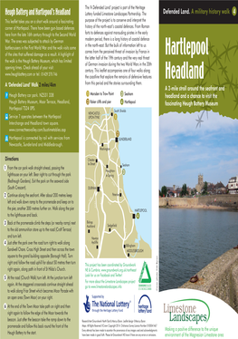 Hartlepool Headland Defended Land Walk.Qxp Layout 1 20/11/2014 11:32 Page 1