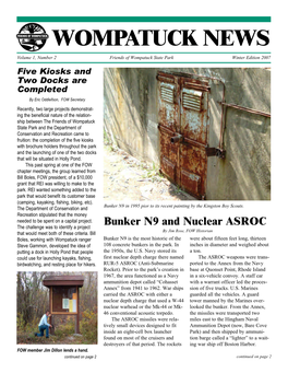 Bunker N9 and Nuclear ASROC by Jim Rose, FOW Historian That Would Meet Both of These Criteria