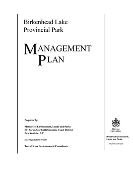 Anagement Plan