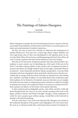 The Paintings of Saburo Hasegawa