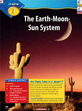 The Earth-Moon- Sun System