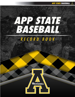 App State Baseball Players App State Baseball