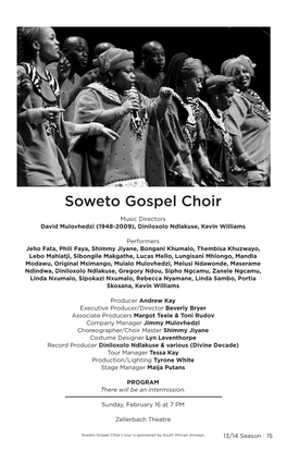 Soweto Gospel Choir