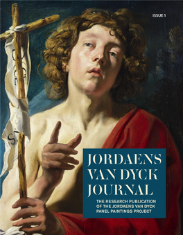Jordaens Van Dyck Journal the Research Publication of the Jordaens Van Dyck Panel Paintings Project July 2021